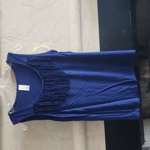 Navy Avon top, XL